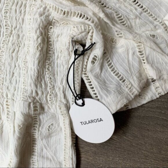 Tularosa Revolve Women's Quinn Mini Dress Off The Shoulder Embroidered Small - Picture 7 of 16